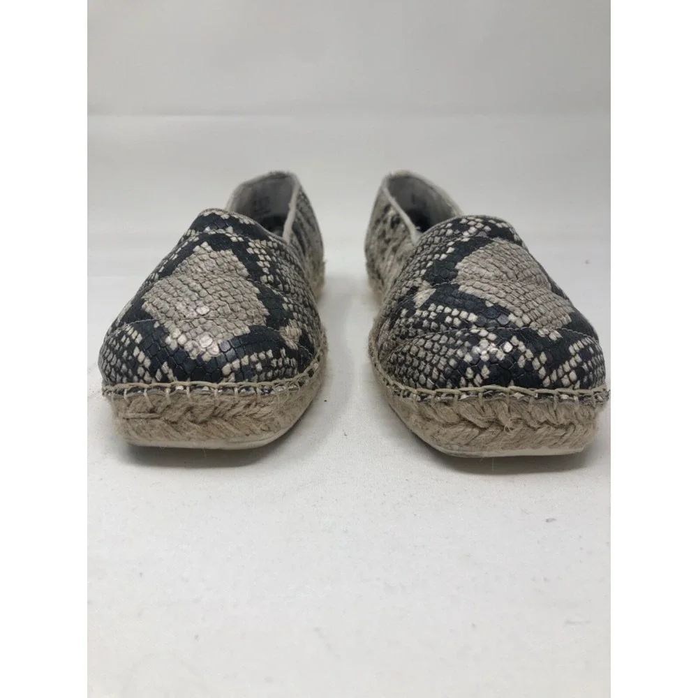 FRANCO SARTO Kiya Women's US 10 Snake‎ Skin Print Espadrille Slip On